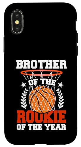 Brother Of Rookie 1. Basketball Geburtstag Thema Matching Hülle für iPhone X/XS Brother Of Rookie 1. Basketball Geburtstag Thema Matching Hülle für iPhone X/XS von Rookie Of The Year Family Basketball Birthday Kids
