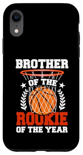 Brother Of Rookie 1. Basketball Geburtstag Thema Matching Hülle für iPhone XR Brother Of Rookie 1. Basketball Geburtstag Thema Matching Hülle für iPhone XR von Rookie Of The Year Family Basketball Birthday Kids