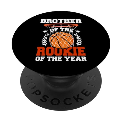 Brother Of Rookie 1. Basketball Geburtstag Thema Matching PopSockets Klebender PopGrip Brother Of Rookie 1. Basketball Geburtstag Thema Matching PopSockets Klebender PopGrip von Rookie Of The Year Family Basketball Birthday Kids