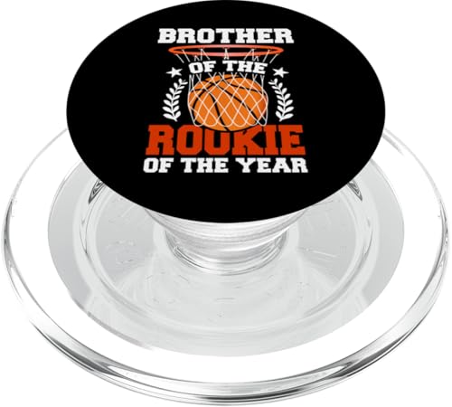 Brother Of Rookie 1. Basketball Geburtstag Thema Matching PopSockets PopGrip für MagSafe Brother Of Rookie 1. Basketball Geburtstag Thema Matching PopSockets PopGrip für MagSafe von Rookie Of The Year Family Basketball Birthday Kids