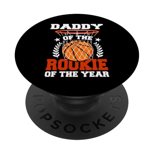 Daddy Of Rookie 1. Basketball Geburtstag Thema Matching PopSockets Klebender PopGrip Daddy Of Rookie 1. Basketball Geburtstag Thema Matching PopSockets Klebender PopGrip von Rookie Of The Year Family Basketball Birthday Kids