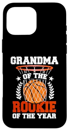 Grandma Of Rookie 1. Basketball Geburtstag Thema Matching Hülle für iPhone 16 Pro Max von Rookie Of The Year Family Basketball Birthday Kids
