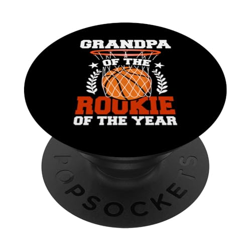 Grandpa Of Rookie 1. Basketball Geburtstag Thema Matching PopSockets Klebender PopGrip Grandpa Of Rookie 1. Basketball Geburtstag Thema Matching PopSockets Klebender PopGrip von Rookie Of The Year Family Basketball Birthday Kids