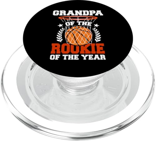 Grandpa Of Rookie 1. Basketball Geburtstag Thema Matching PopSockets PopGrip für MagSafe Grandpa Of Rookie 1. Basketball Geburtstag Thema Matching PopSockets PopGrip für MagSafe von Rookie Of The Year Family Basketball Birthday Kids