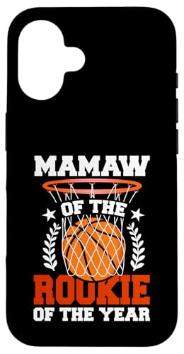 Mamaw Of Rookie 1. Basketball Geburtstag Thema Matching Hülle für iPhone 16 Mamaw Of Rookie 1. Basketball Geburtstag Thema Matching Hülle für iPhone 16 von Rookie Of The Year Family Basketball Birthday Kids