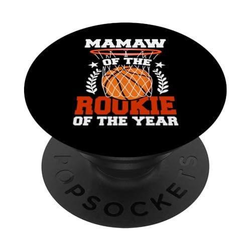 Mamaw Of Rookie 1. Basketball Geburtstag Thema Matching PopSockets Klebender PopGrip Mamaw Of Rookie 1. Basketball Geburtstag Thema Matching PopSockets Klebender PopGrip von Rookie Of The Year Family Basketball Birthday Kids