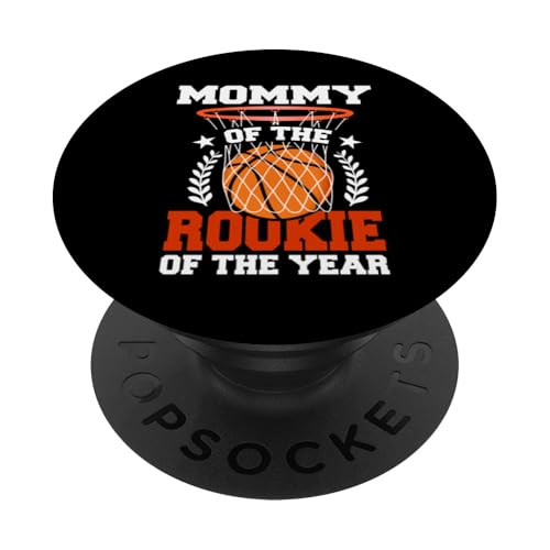 Mommy Of Rookie 1. Basketball Geburtstag Thema Matching PopSockets Klebender PopGrip Mommy Of Rookie 1. Basketball Geburtstag Thema Matching PopSockets Klebender PopGrip von Rookie Of The Year Family Basketball Birthday Kids