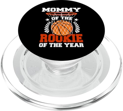 Mommy Of Rookie 1. Basketball Geburtstag Thema Matching PopSockets PopGrip für MagSafe Mommy Of Rookie 1. Basketball Geburtstag Thema Matching PopSockets PopGrip für MagSafe von Rookie Of The Year Family Basketball Birthday Kids