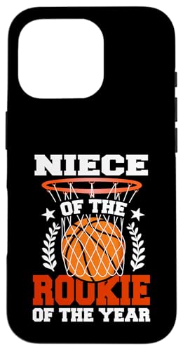 Niece Of Rookie 1. Basketball Geburtstag Thema Matching Hülle für iPhone 16 Pro Niece Of Rookie 1. Basketball Geburtstag Thema Matching Hülle für iPhone 16 Pro von Rookie Of The Year Family Basketball Birthday Kids