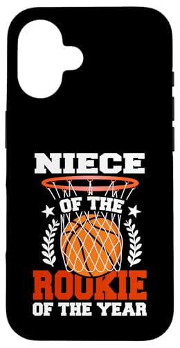 Niece Of Rookie 1. Basketball Geburtstag Thema Matching Hülle für iPhone 16 Niece Of Rookie 1. Basketball Geburtstag Thema Matching Hülle für iPhone 16 von Rookie Of The Year Family Basketball Birthday Kids
