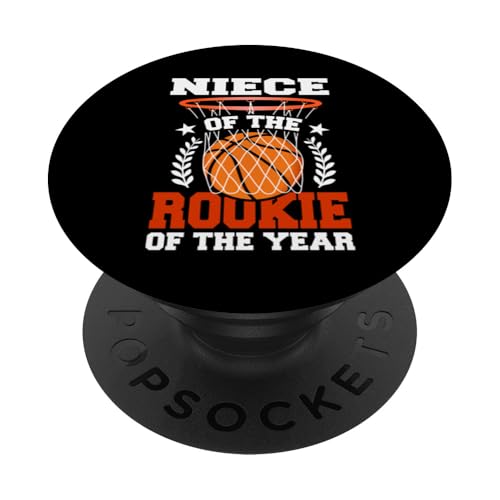 Niece Of Rookie 1. Basketball Geburtstag Thema Matching PopSockets Klebender PopGrip Niece Of Rookie 1. Basketball Geburtstag Thema Matching PopSockets Klebender PopGrip von Rookie Of The Year Family Basketball Birthday Kids
