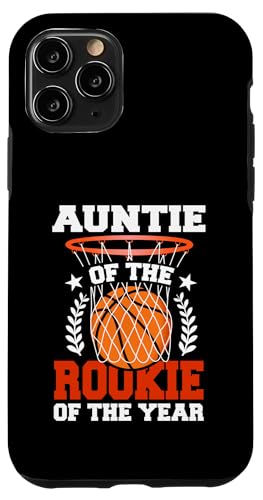 Passendes Thema zum 1. Basketball-Geburtstag von Auntie Of Rookie Hülle für iPhone 11 Pro Passendes Thema zum 1. Basketball-Geburtstag von Auntie Of Rookie Hülle für iPhone 11 Pro von Rookie Of The Year Family Basketball Birthday Kids