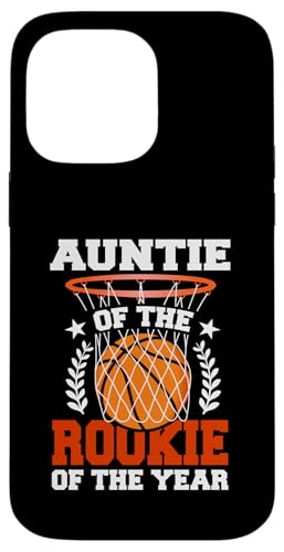 Passendes Thema zum 1. Basketball-Geburtstag von Auntie Of Rookie Hülle für iPhone 14 Pro Max Passendes Thema zum 1. Basketball-Geburtstag von Auntie Of Rookie Hülle für iPhone 14 Pro Max von Rookie Of The Year Family Basketball Birthday Kids