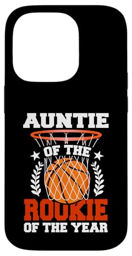 Passendes Thema zum 1. Basketball-Geburtstag von Auntie Of Rookie Hülle für iPhone 14 Pro Passendes Thema zum 1. Basketball-Geburtstag von Auntie Of Rookie Hülle für iPhone 14 Pro von Rookie Of The Year Family Basketball Birthday Kids