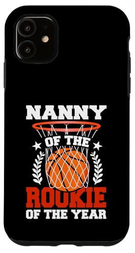 Passendes Thema zum 1. Basketball-Geburtstag von Nanny Of Rookie Hülle für iPhone 11 Passendes Thema zum 1. Basketball-Geburtstag von Nanny Of Rookie Hülle für iPhone 11 von Rookie Of The Year Family Basketball Birthday Kids