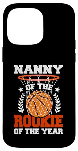 Passendes Thema zum 1. Basketball-Geburtstag von Nanny Of Rookie Hülle für iPhone 14 Pro Max von Rookie Of The Year Family Basketball Birthday Kids