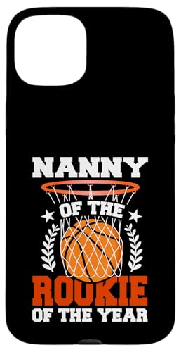 Passendes Thema zum 1. Basketball-Geburtstag von Nanny Of Rookie Hülle für iPhone 15 Plus Passendes Thema zum 1. Basketball-Geburtstag von Nanny Of Rookie Hülle für iPhone 15 Plus von Rookie Of The Year Family Basketball Birthday Kids