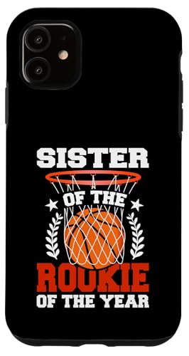 Sister Of Rookie 1. Basketball Geburtstag Thema Matching Hülle für iPhone 11 Sister Of Rookie 1. Basketball Geburtstag Thema Matching Hülle für iPhone 11 von Rookie Of The Year Family Basketball Birthday Kids