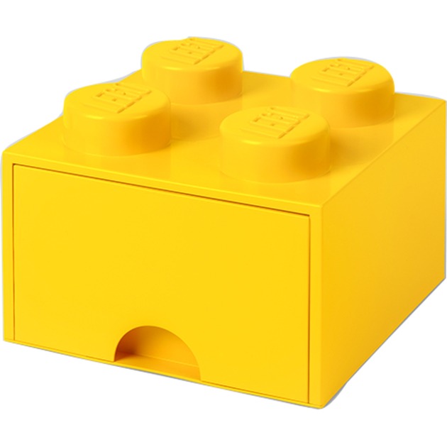 LEGO Brick Drawer 4 gelb, Aufbewahrungsbox von Room Copenhagen