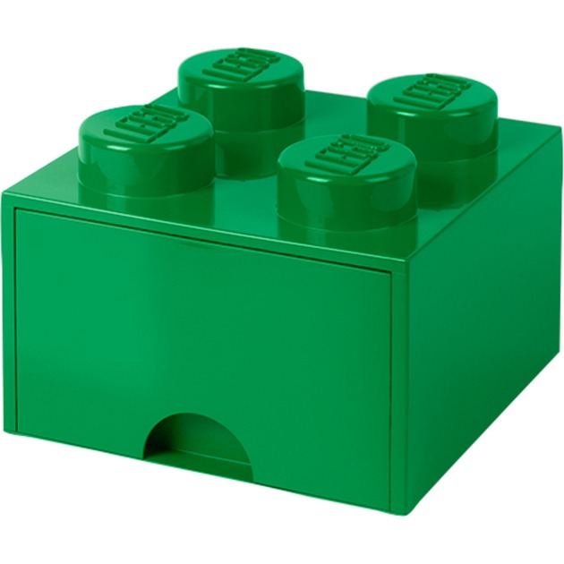 LEGO Brick Drawer 4 grün, Aufbewahrungsbox von Room Copenhagen
