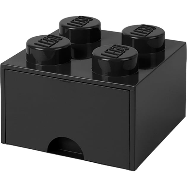 LEGO Brick Drawer 4 schwarz, Aufbewahrungsbox von Room Copenhagen
