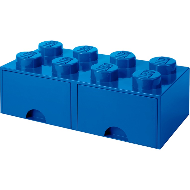 LEGO Brick Drawer 8 blau, Aufbewahrungsbox von Room Copenhagen