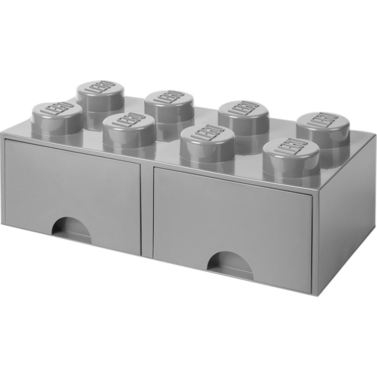 LEGO Brick Drawer 8 grau, Aufbewahrungsbox von Room Copenhagen