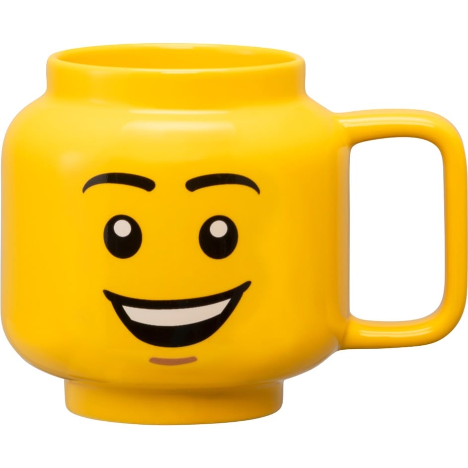 LEGO Keramiktasse Happy Boy, groß von Room Copenhagen