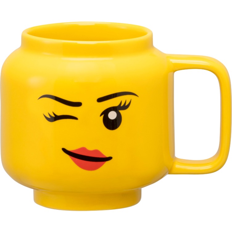 LEGO Keramiktasse Winking Girl, klein von Room Copenhagen