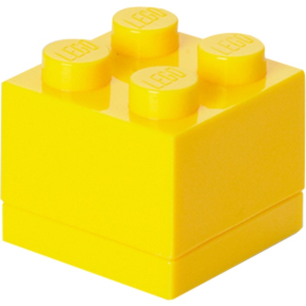 LEGO Mini Box 4 gelb, Aufbewahrungsbox von Room Copenhagen