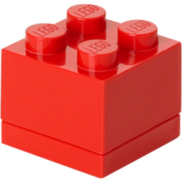 LEGO Mini Box 4 rot, Aufbewahrungsbox von Room Copenhagen