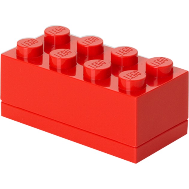LEGO Mini Box 8 rot, Lunch-Box von Room Copenhagen
