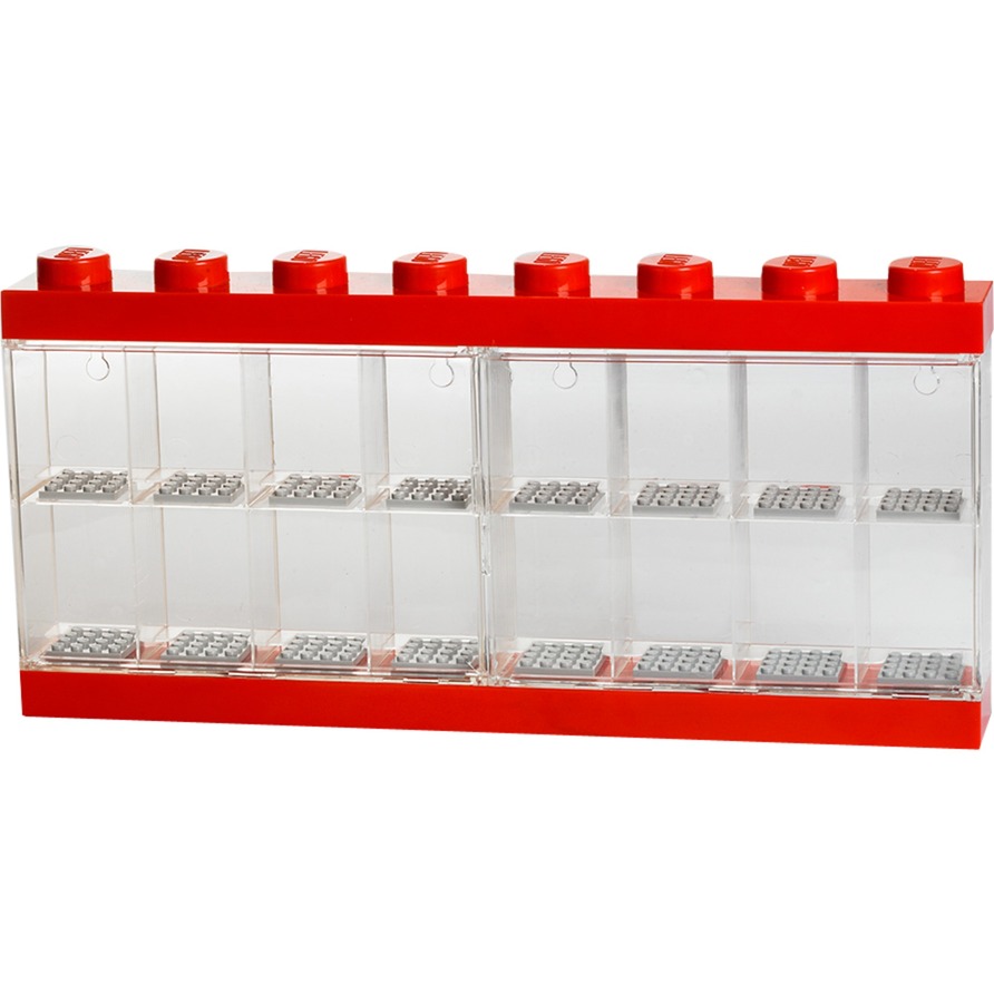 LEGO Minifiguren Display Case 16 rot, Aufbewahrungsbox von Room Copenhagen