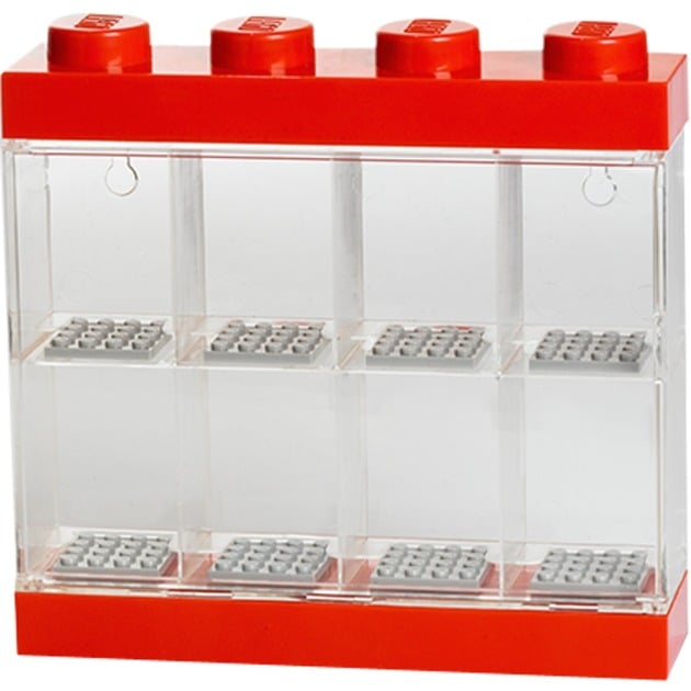 LEGO Minifiguren Display Case 8 rot, Aufbewahrungsbox von Room Copenhagen