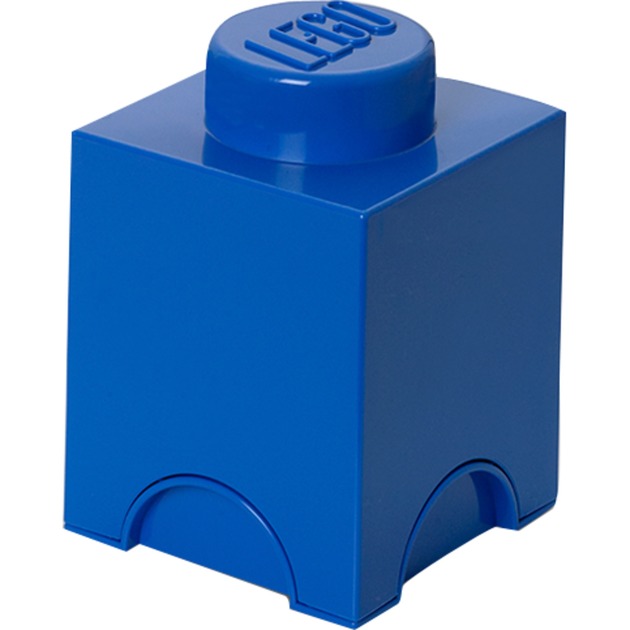LEGO Storage Brick 1 blau, Aufbewahrungsbox von Room Copenhagen
