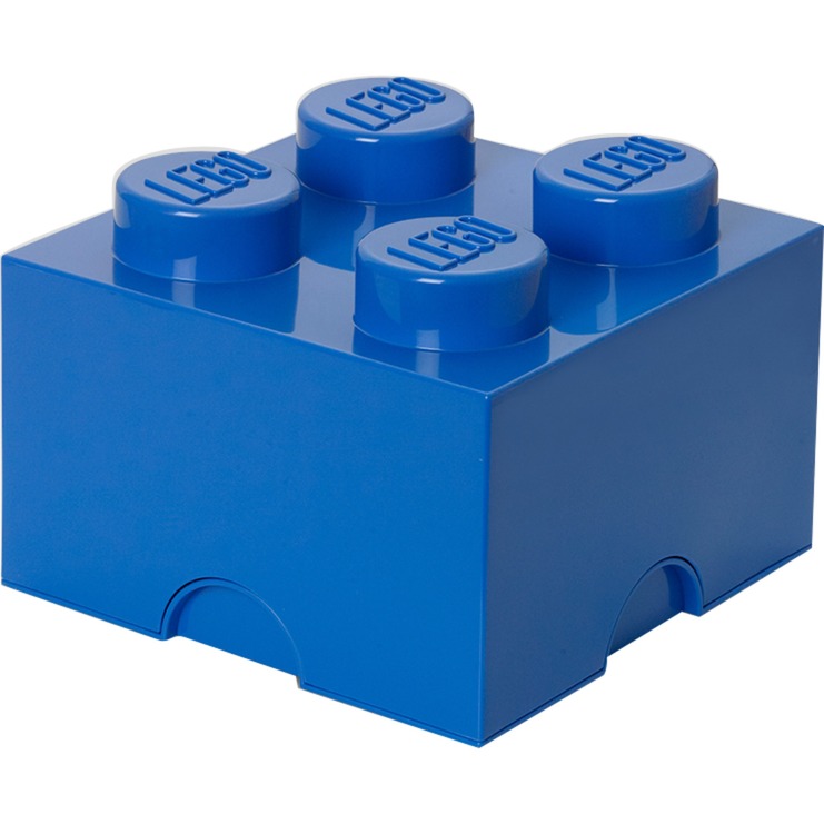LEGO Storage Brick 4 blau, Aufbewahrungsbox von Room Copenhagen