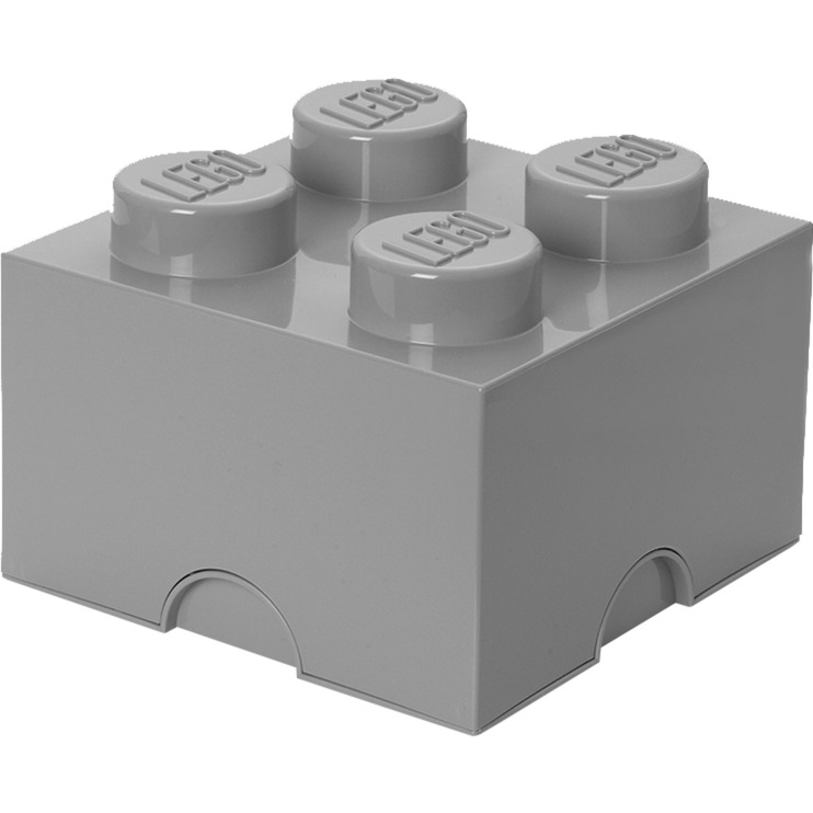 LEGO Storage Brick 4 grau, Aufbewahrungsbox von Room Copenhagen