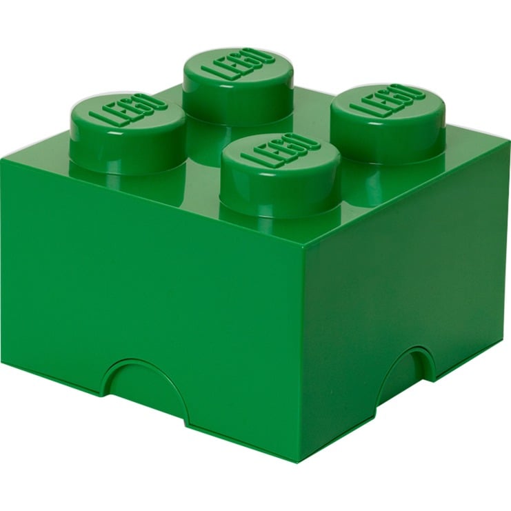 LEGO Storage Brick 4 grün, Aufbewahrungsbox von Room Copenhagen
