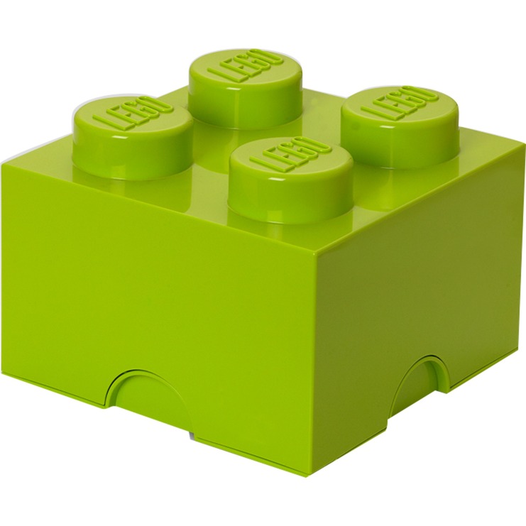 LEGO Storage Brick 4 hellgrün, Aufbewahrungsbox von Room Copenhagen