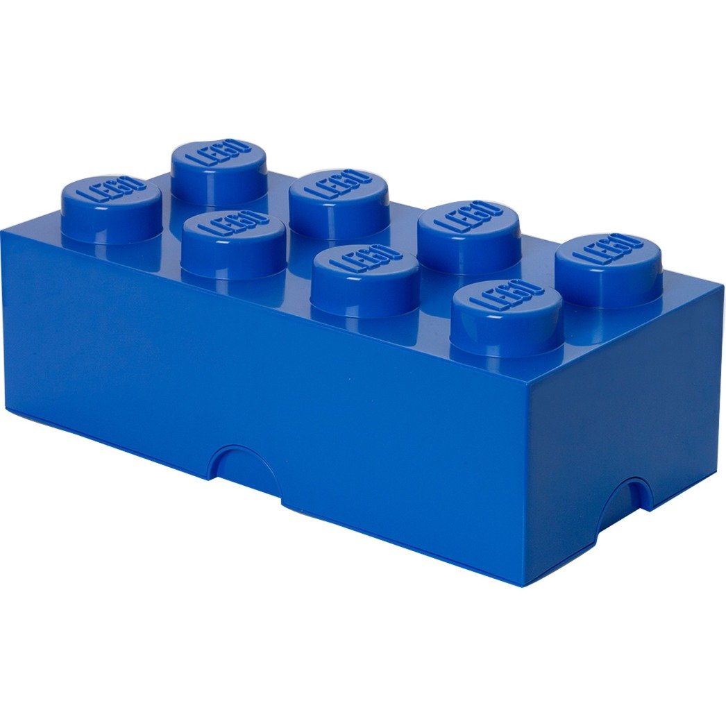 LEGO Storage Brick 8 blau, Aufbewahrungsbox von Room Copenhagen