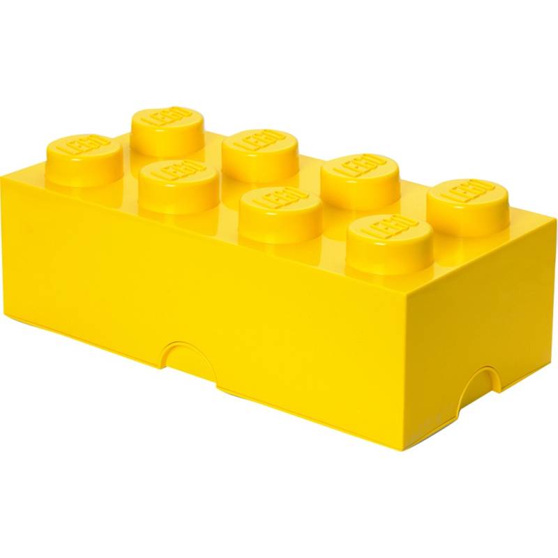 LEGO Storage Brick 8 gelb, Aufbewahrungsbox von Room Copenhagen