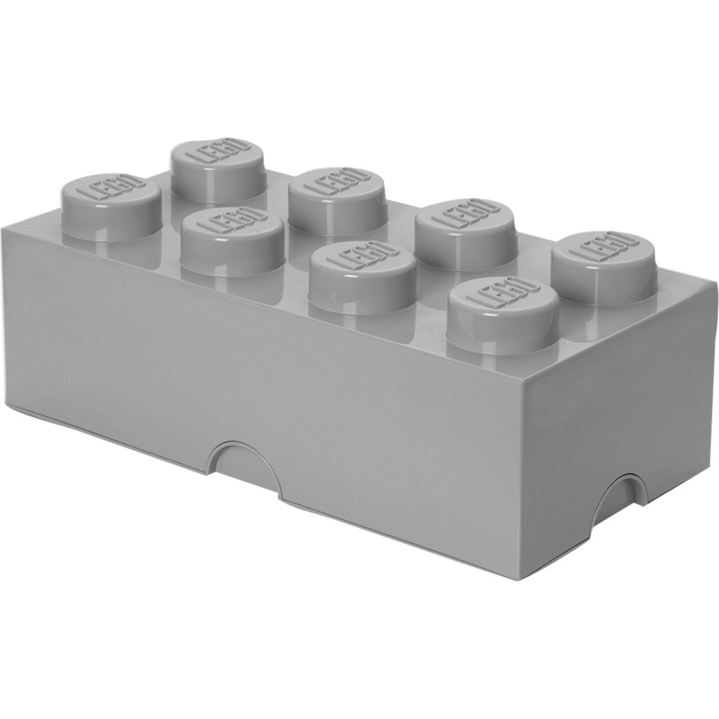 LEGO Storage Brick 8 grau, Aufbewahrungsbox von Room Copenhagen