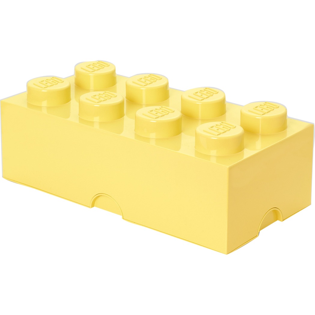 LEGO Storage Brick 8 pastellgelb, Aufbewahrungsbox von Room Copenhagen