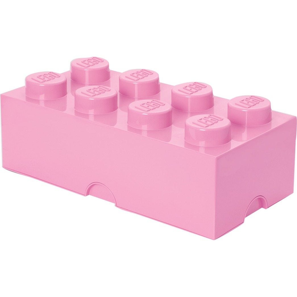 LEGO Storage Brick 8 rosa, Aufbewahrungsbox von Room Copenhagen