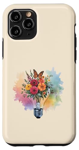 Blumen-Glühbirne Kunst Aquarell Blüte mit Schmetterling Hülle für iPhone 11 Pro Blumen-Glühbirne Kunst Aquarell Blüte mit Schmetterling Hülle für iPhone 11 Pro von Rooted & Reckless Gift Shop 2.0