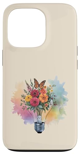 Blumen-Glühbirne Kunst Aquarell Blüte mit Schmetterling Hülle für iPhone 13 Pro Blumen-Glühbirne Kunst Aquarell Blüte mit Schmetterling Hülle für iPhone 13 Pro von Rooted & Reckless Gift Shop 2.0
