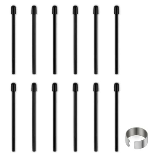 Rordigo Standard Pen Nibs Set für, 12 Stück Schwarze Ersatzfüllfeder-Spitzen-Kit für Intuos Pro, IMobileStudio Pro Rordigo Standard Pen Nibs Set für, 12 Stück Schwarze Ersatzfüllfeder-Spitzen-Kit für Intuos Pro, IMobileStudio Pro von Rordigo