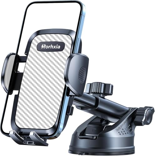 Rorhxia Handyhalterung Auto Lüftung [2024 Neust & Stabilste Version] 3 IN 1 Handy Halterung Auto mit Extra Stütze Universal Kfz Handyhalter Auto für iPhone 15 14 13 Pro Max Samsung S24 von Rorhxia