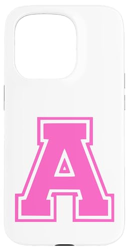Rosa Buchstabe A Monogramm Initial für Vor oder Nachname A Hülle für iPhone 15 Pro Rosa Buchstabe A Monogramm Initial für Vor oder Nachname A Hülle für iPhone 15 Pro von Rosa Alphabet Buchstabe für Frauen und Mädchen