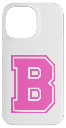 Rosa Buchstabe B Monogramm Initial für Vor oder Nachnamen Hülle für iPhone 14 Pro Max Rosa Buchstabe B Monogramm Initial für Vor oder Nachnamen Hülle für iPhone 14 Pro Max von Rosa Alphabet Buchstabe für Frauen und Mädchen